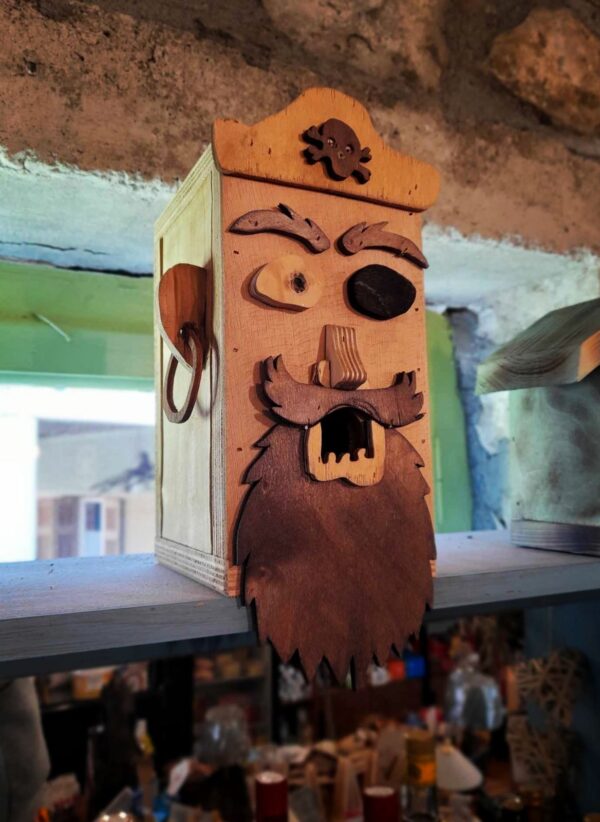 Ξύλινη Φωλιά Πουλιών “Πειρατής”