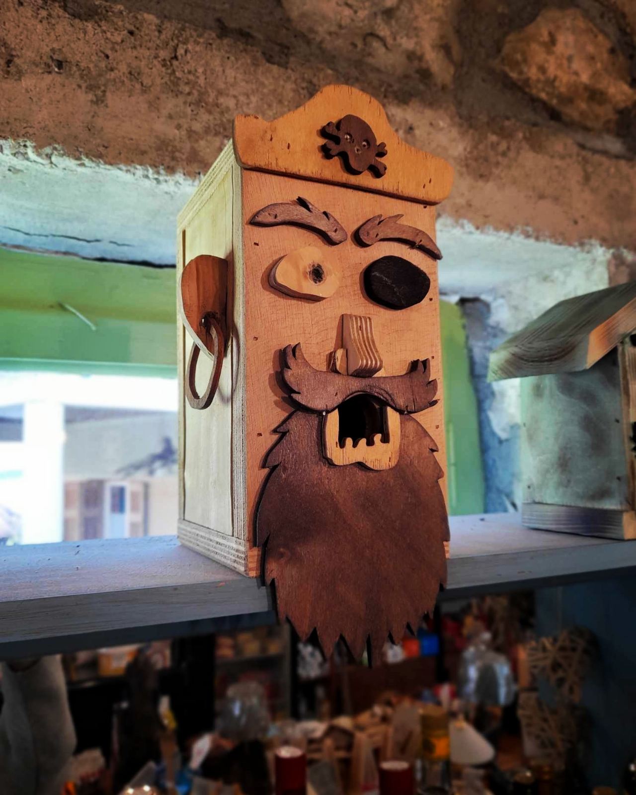 Ξύλινη Φωλιά Πουλιών “Πειρατής”