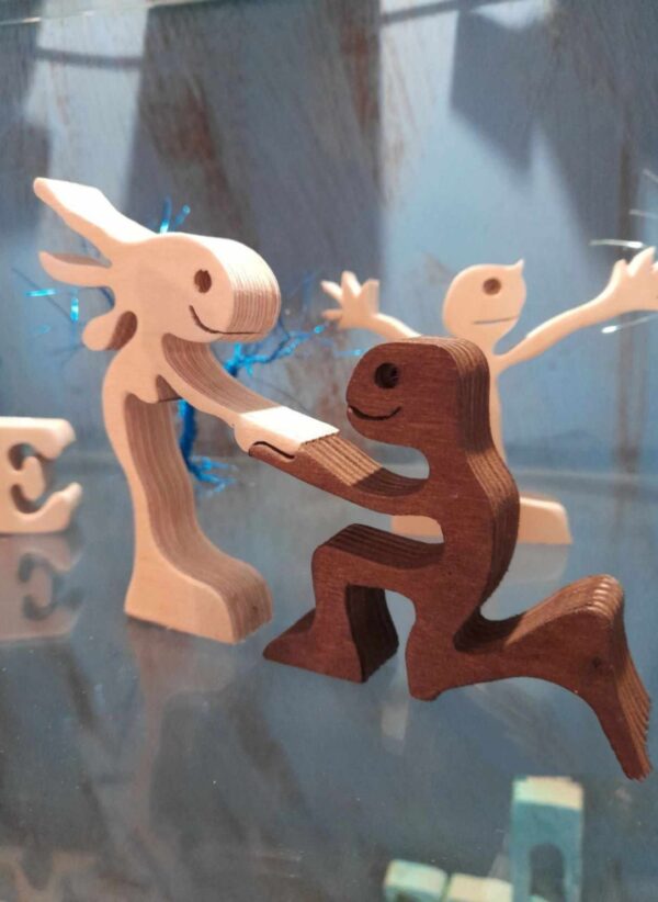 Ξύλινο Διακοσμητικό Πρόταση Γάμου