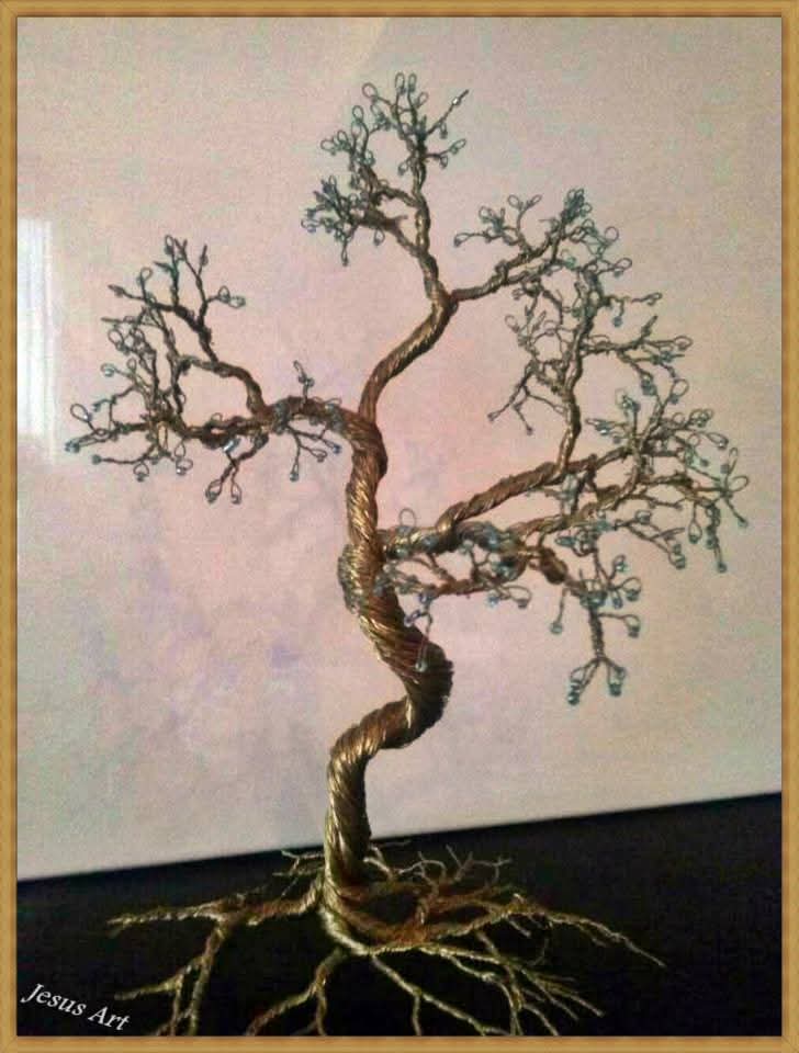 Δέντρο Σύρματος με Διακοσμητικούς Βλαστούς