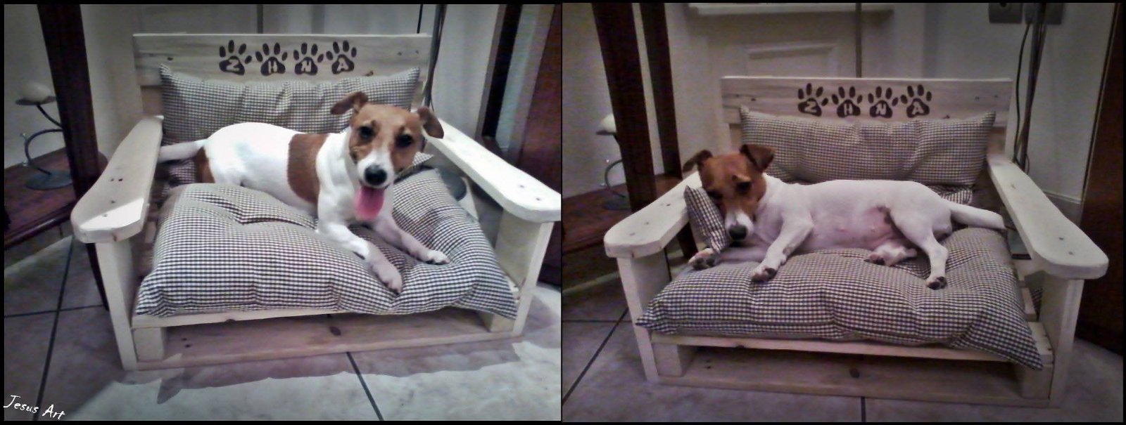 Ξύλινος Καναπές Σκύλου