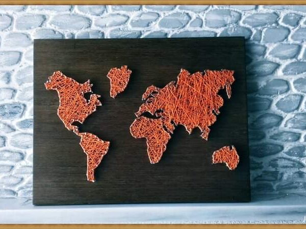 String Art Παγκόσμιος Χάρτης