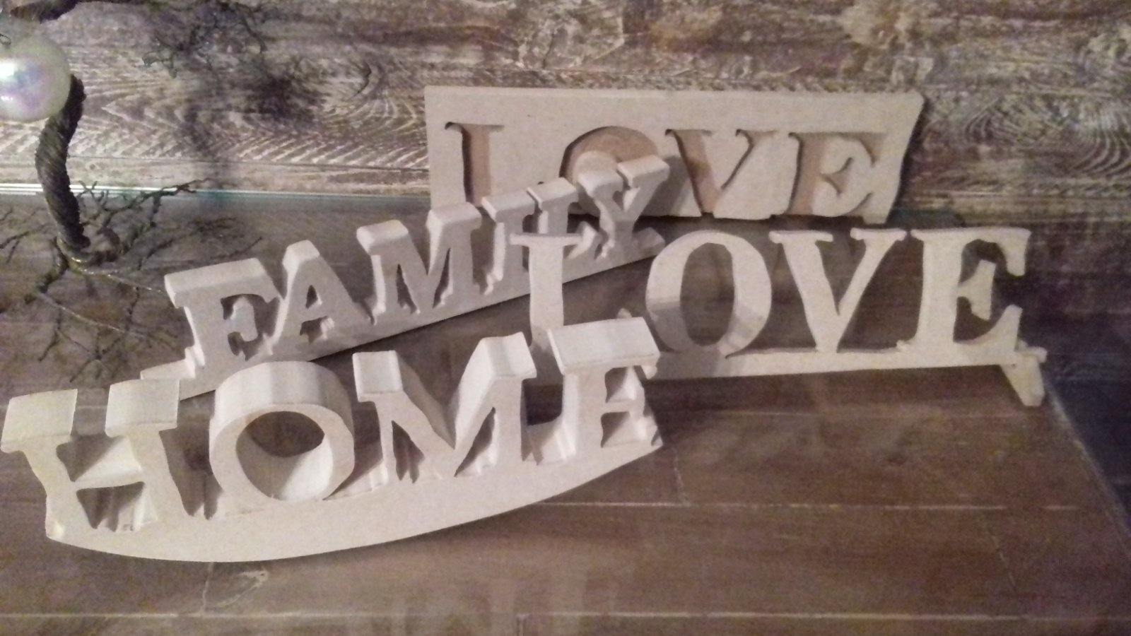 Ξύλινη Λέξη - Διακοσμητικό